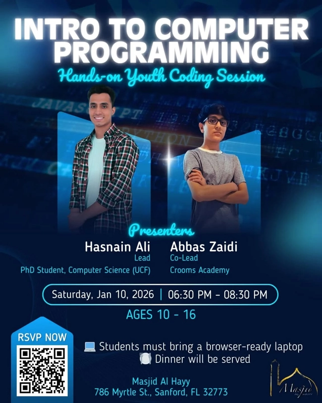 Intro to Computer Programming