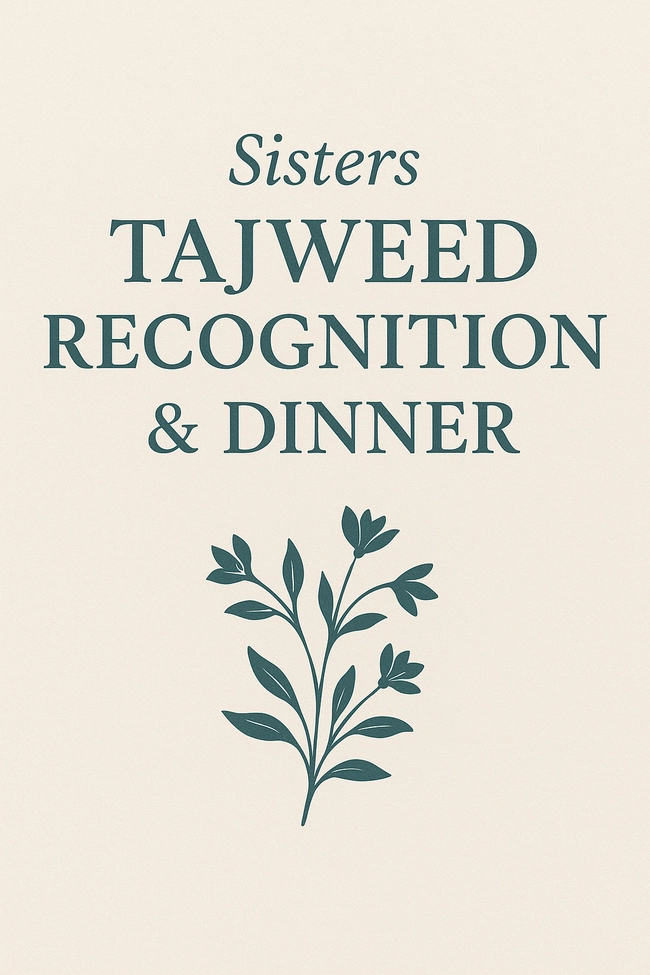 Sisters Tajweed Recognition & Dinner