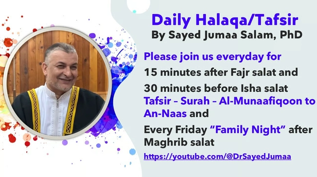 Daily Halaqa and Tafsir