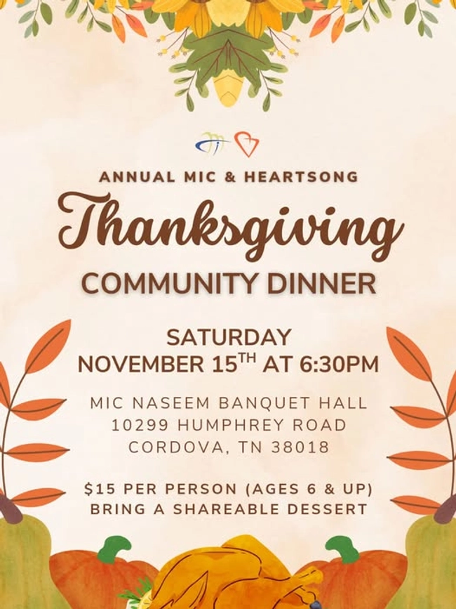Annual Thanksgiving Community Dinner