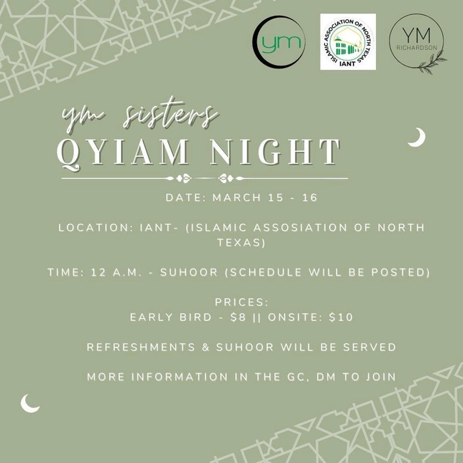 Sisters Qiyam Night