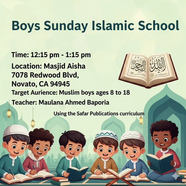 Boys Sunday Islamic School