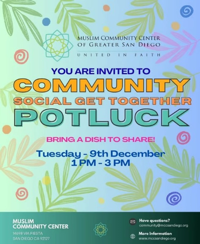 Community Social Get Together Potluck