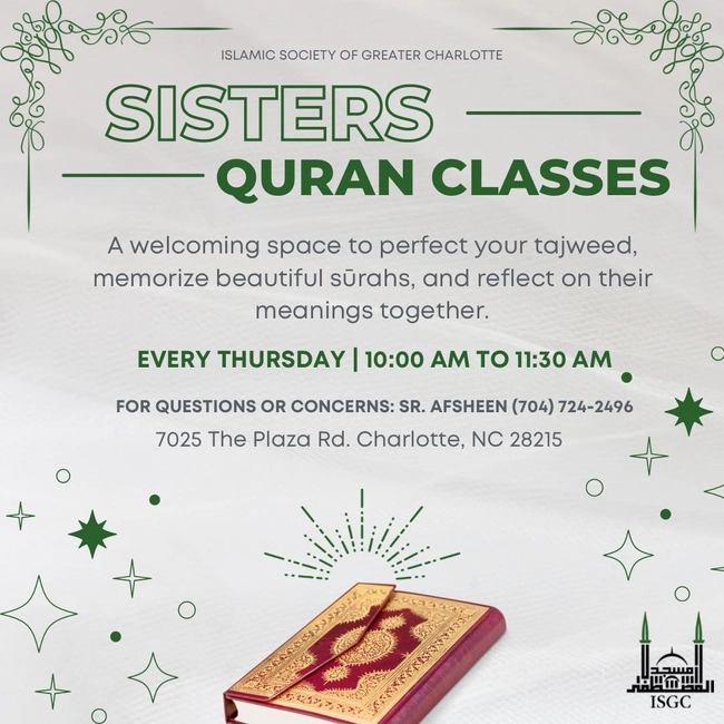  Sisters Quran Classes