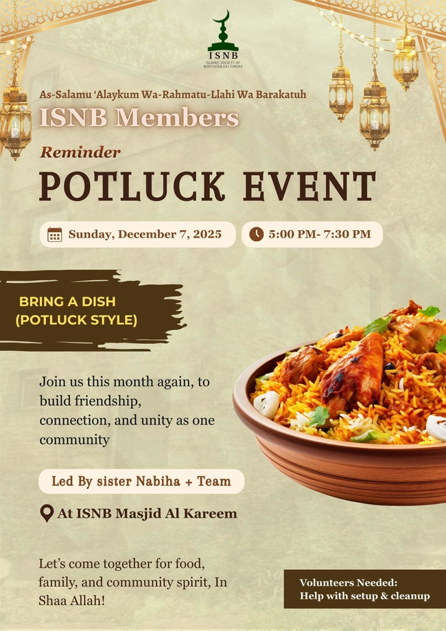 Potluck Event