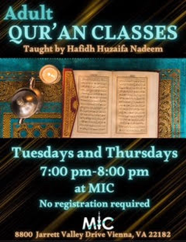 Adult Qur'an Classes