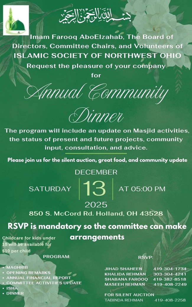 Annual Community Dinner
