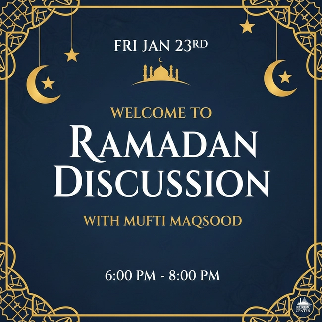 Welcome to Ramadan Discussion 