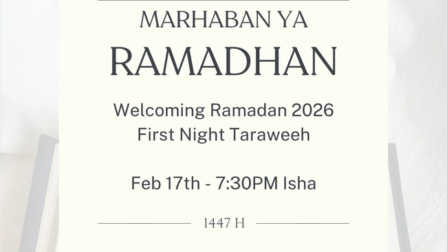 Welcoming Ramadan