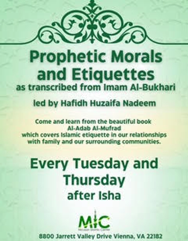 Prophetic Morals and Etiquettes