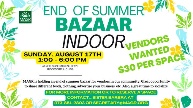 Summer Indoor Bazaar