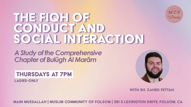 Conduct & Clarity: A Ladies-Only Fiqh Study