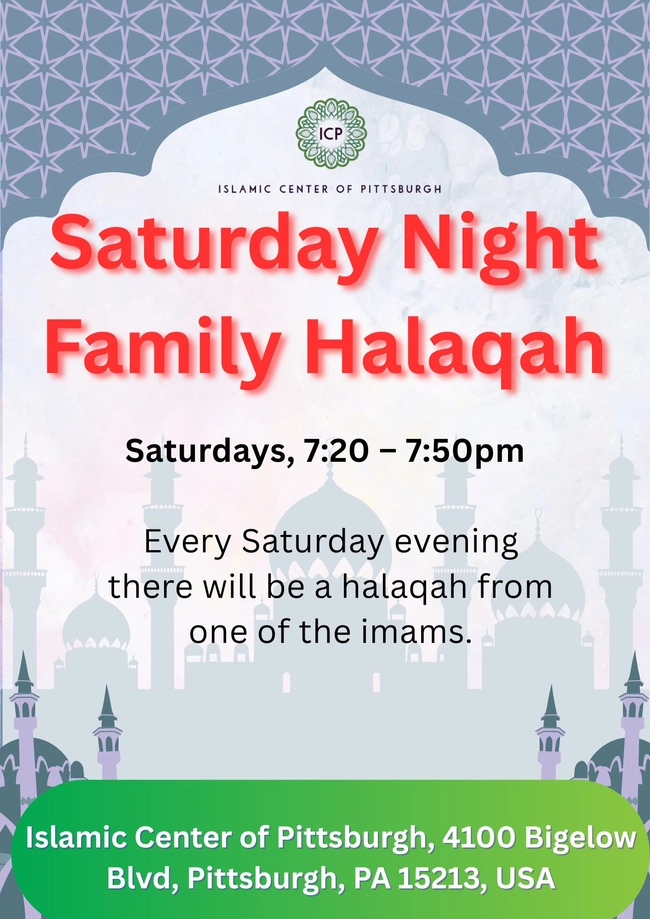 Saturday Night Family Halaqah