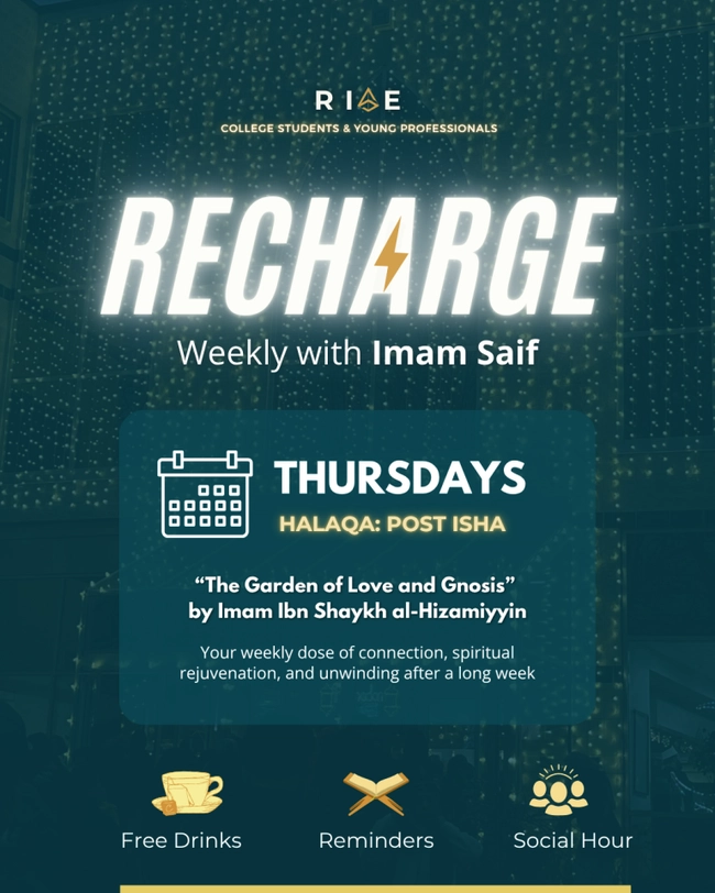 Thursdays Weekly Halaqa