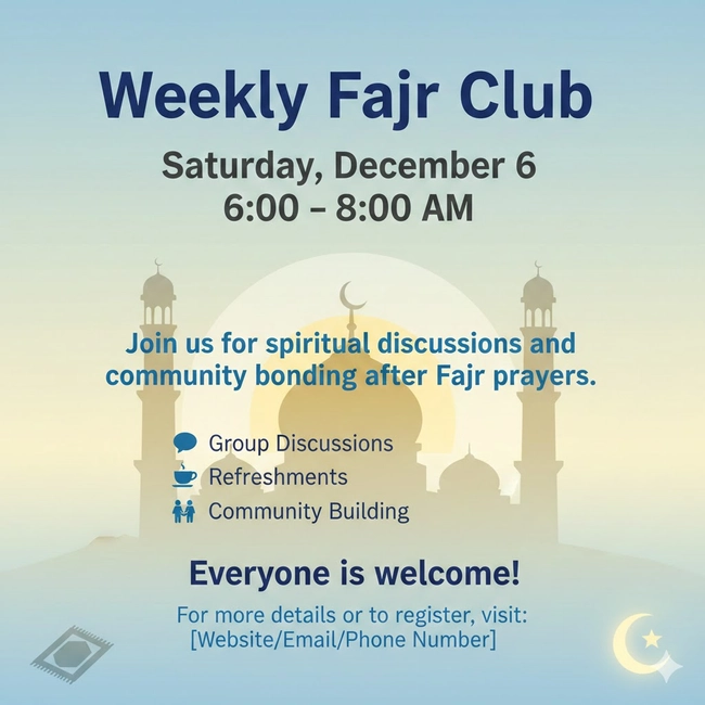 Weekly Fajr Club