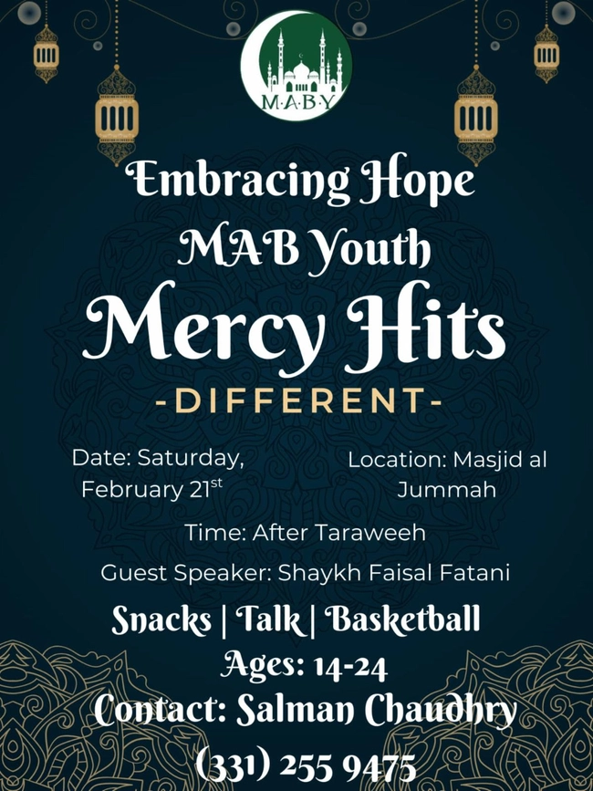 Embracing Hope MAB Youth Mercy Hits