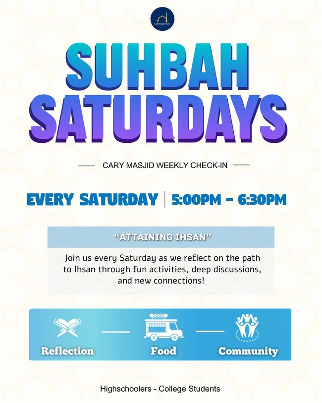 Suhbah Saturdays