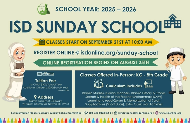 ISD Sunday School 2025–2026 School Year