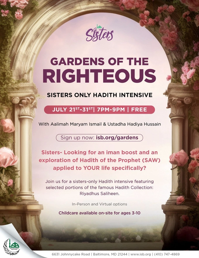 A Sisters Only Hadith Intensive