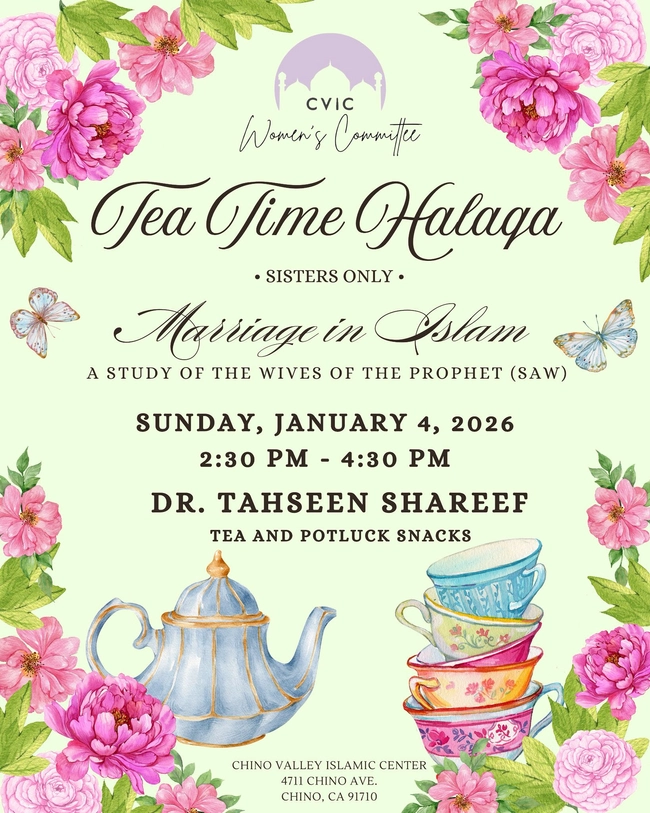 Tea Time Halaqa
