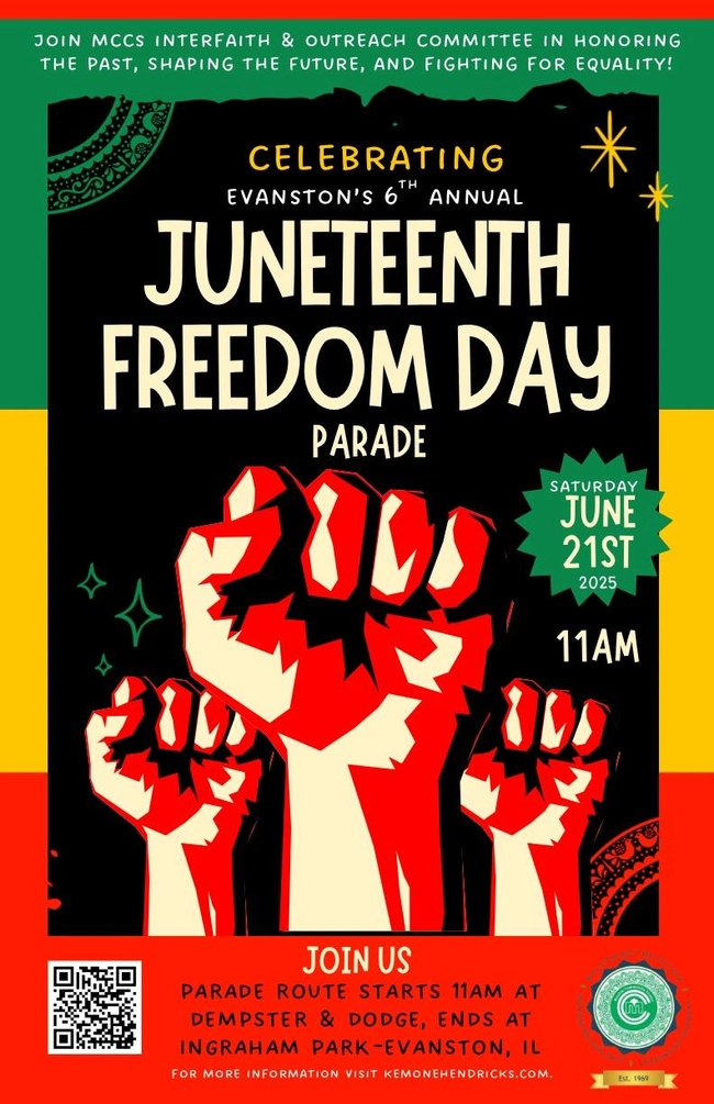 Evanston's 6th Annual Juneteenth Freedom Day Parade
