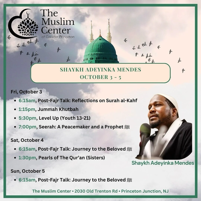 Weekend of Enlightenment with Shaykh Adeyinka Mendes