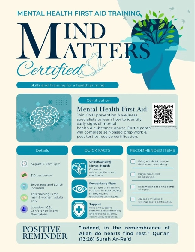 Mental Health First Aid Training: Mind Matters Certified