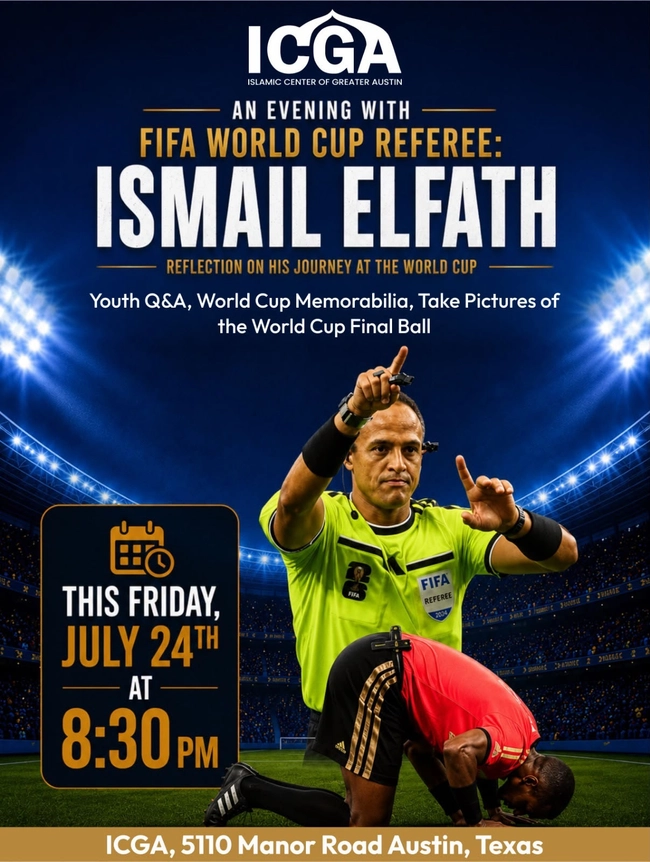An Evening with FIFA World Cup Referee: Ismail Elfath