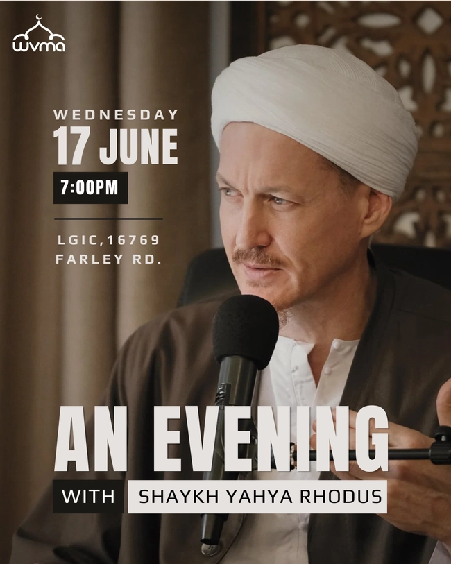 An Evening with Shaykh Yahya Rhodus