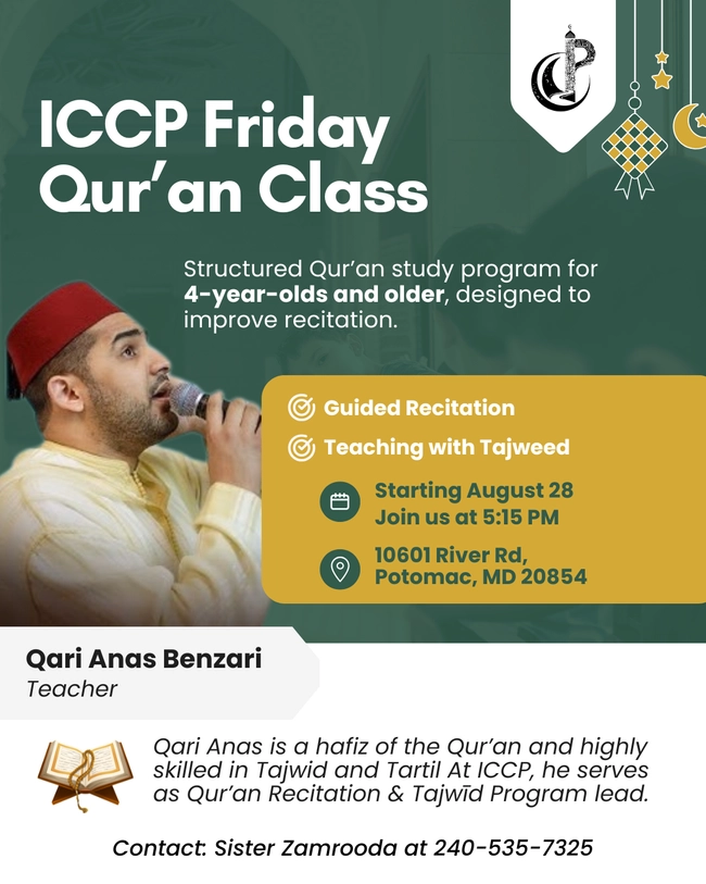ICCP Friday Qur’an Class