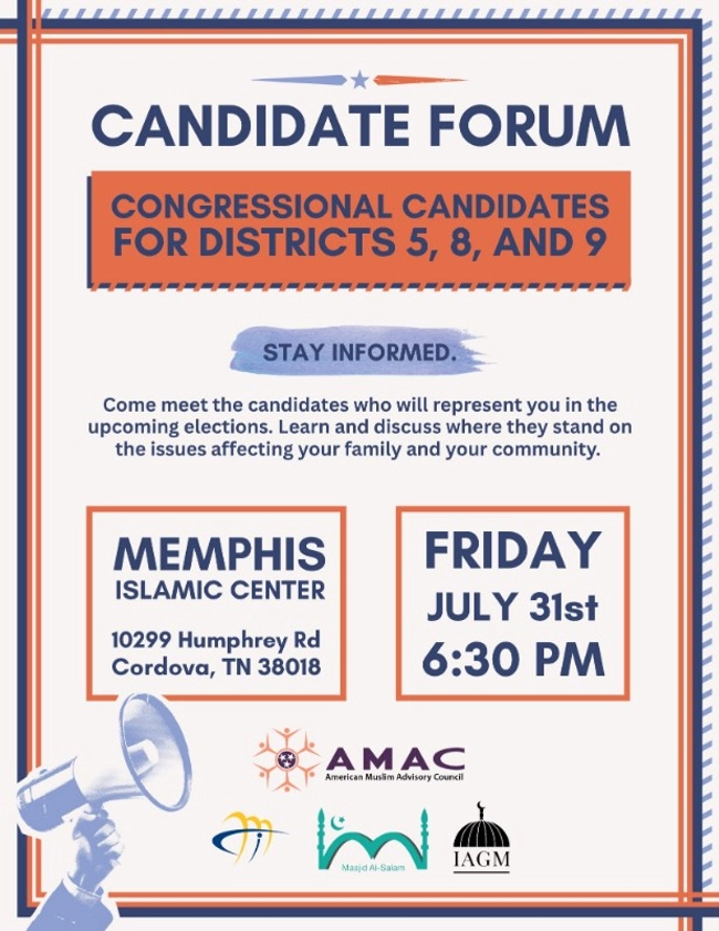 Candidate Forum: Congressional Candidates for Districts 5, 8, and 9
