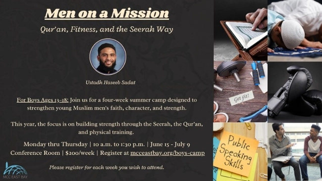 Men on a Mission: Qur’an, Fitness, and the Seerah Way