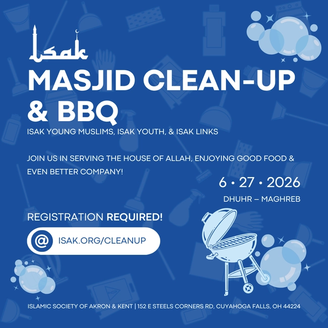 Masjid Clean-Up & BBQ
