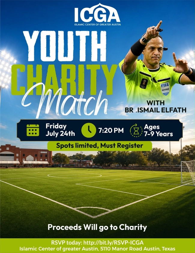 Youth Charity Match with Br. Ismail Elfath