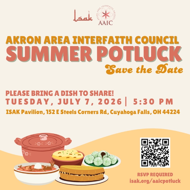 Akron Area Interfaith Council Summer Potluck