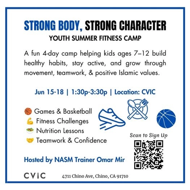 Strong Body, Strong Character Youth Summer Fitness Camp