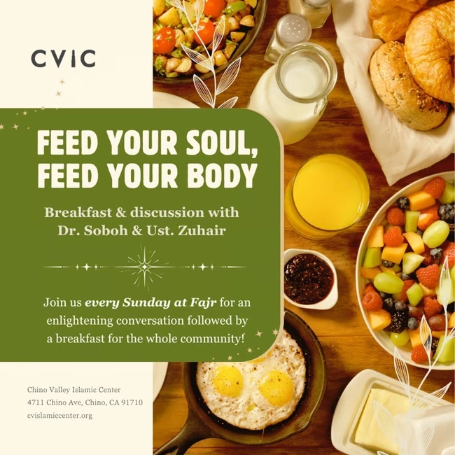 Feed Your Soul, Feed Your Body: Breakfast & Discussion
