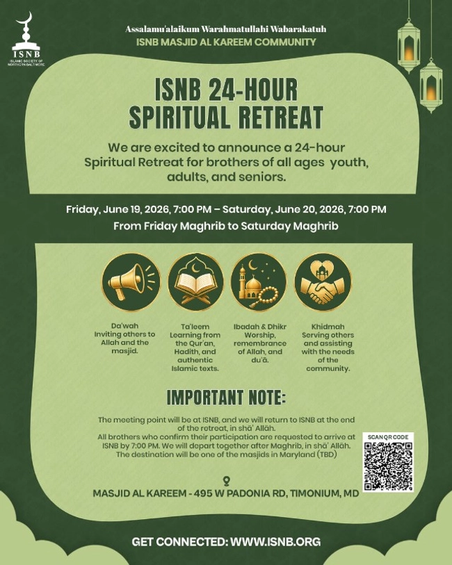 ISNB 24-Hour Spiritual Retreat
