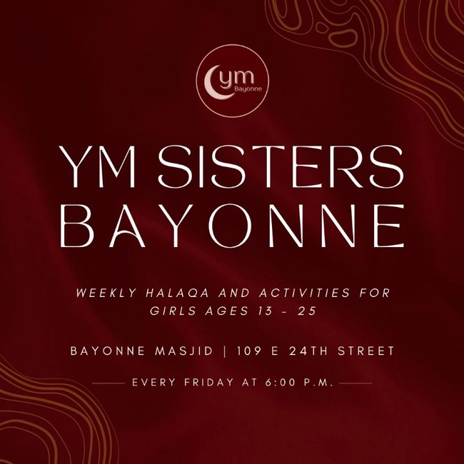 YM Sisters Bayonne Weekly Halaqa