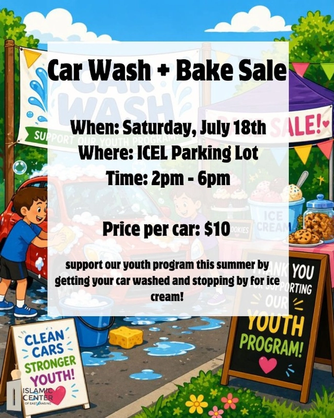 Car Wash + Bake Sale