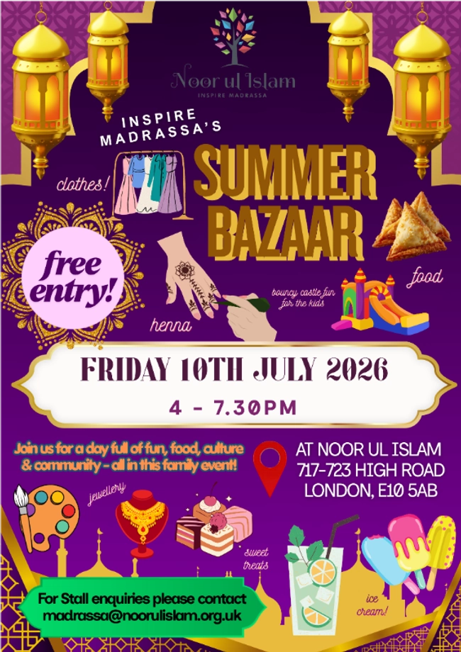 Inspire Madrassa's Summer Bazaar