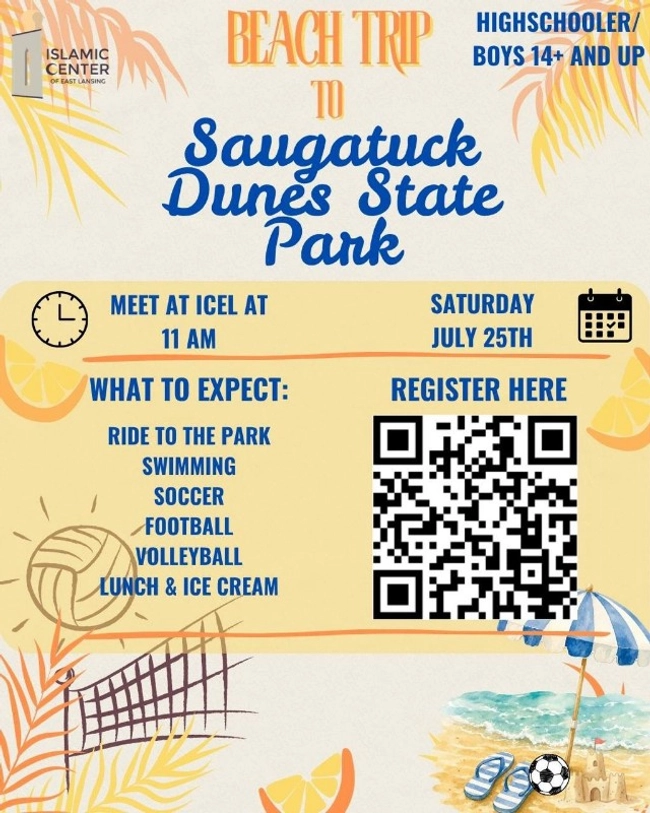Beach Trip to Saugatuck Dunes State Park