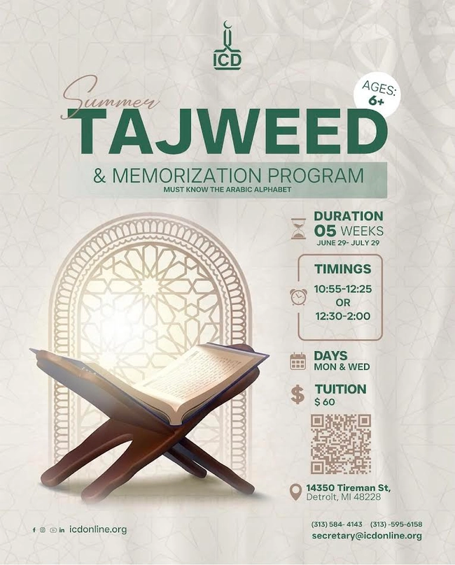 Summer Tajweed & Memorization Program