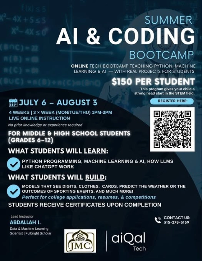 Summer AI & Coding Bootcamp