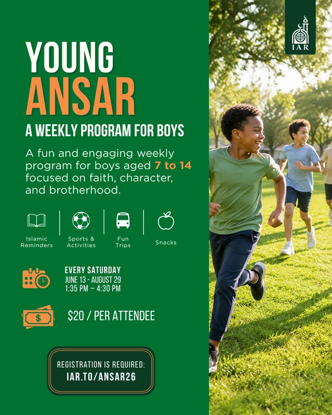 Young Ansar: A Weekly Program for Boys