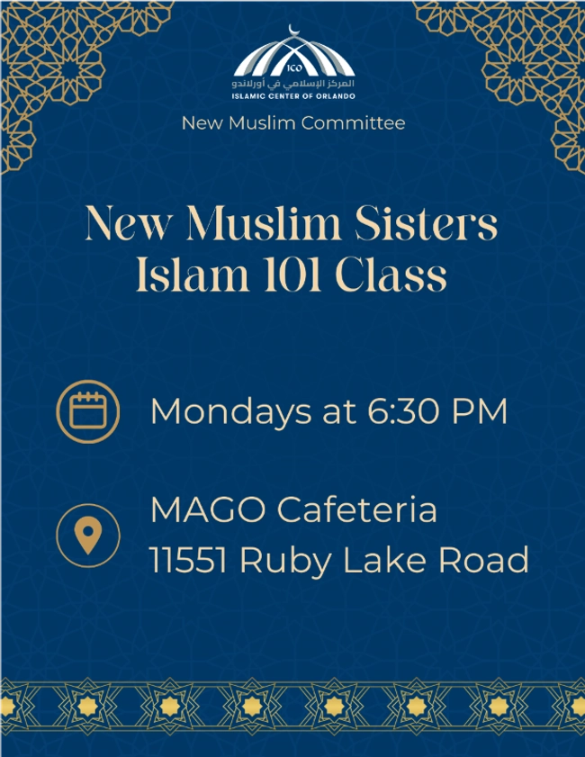 New Muslim Sisters Islam 101 Class