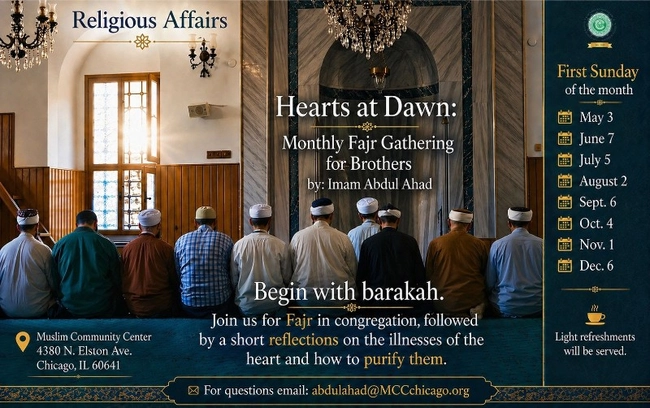 Hearts at Dawn: Monthly Fajr Gathering for Brothers