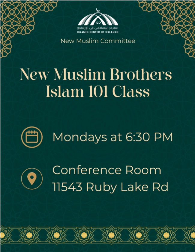 New Muslim Brothers Islam 101 Class