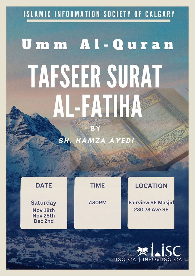 Tafseer: Umm Al-Quran Surat Al-Fatiha,