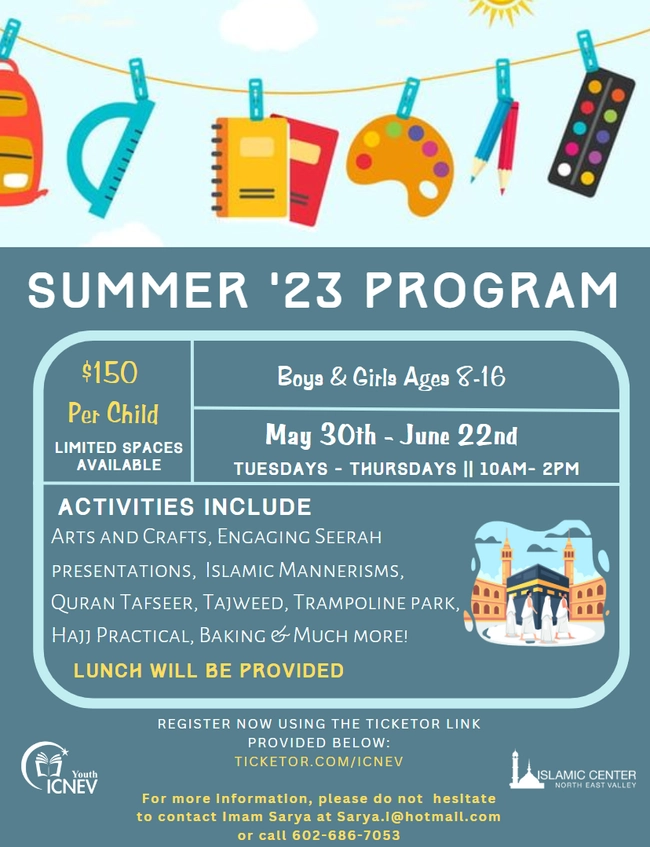  Summer Program 23 (Tuesday-Thursday)